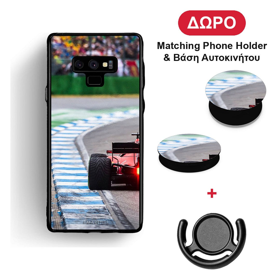 Racing Vibes - Samsung Galaxy Note 9 θήκη + Δώρο Phone Holder & Βάση Αυτοκινήτου