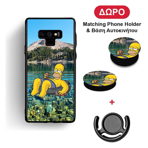 Summer Happiness - Samsung Galaxy Note 9 θήκη + Δώρο Phone Holder & Βάση Αυτοκινήτου