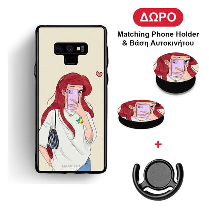 Walking Mermaid - Samsung Galaxy Note 9 θήκη + Δώρο Phone Holder & Βάση Αυτοκινήτου