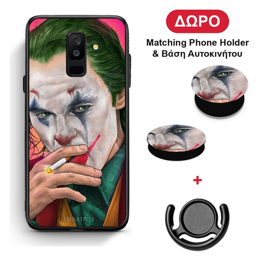 PopArt JokesOnU - Samsung Galaxy A6+ 2018 θήκη + Δώρο Phone Holder & Βάση Αυτοκινήτου
