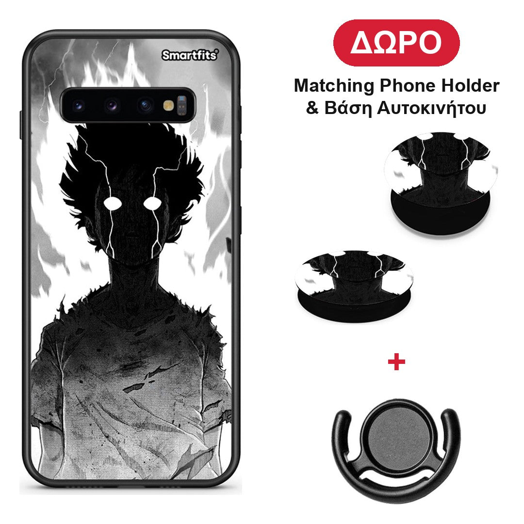 Anime Boy - Samsung Galaxy S10 θήκη + Δώρο Phone Holder & Βάση Αυτοκινήτου