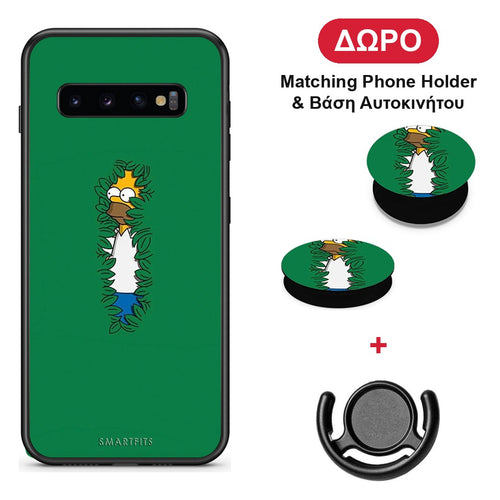 Bush Man - Samsung Galaxy S10 θήκη + Δώρο Phone Holder & Βάση Αυτοκινήτου