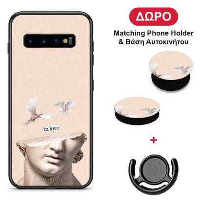In Love - Samsung Galaxy S10 θήκη + Δώρο Phone Holder & Βάση Αυτοκινήτου