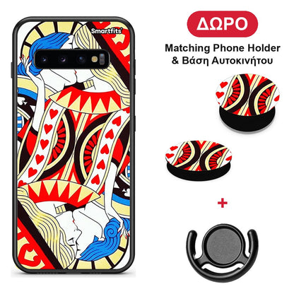 Card Love - Samsung Galaxy S10+ θήκη + Δώρο Phone Holder & Βάση Αυτοκινήτου
