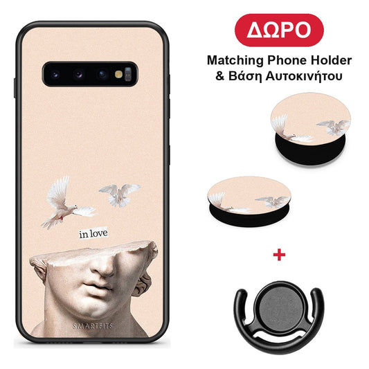 In Love - Samsung Galaxy S10+ θήκη + Δώρο Phone Holder & Βάση Αυτοκινήτου