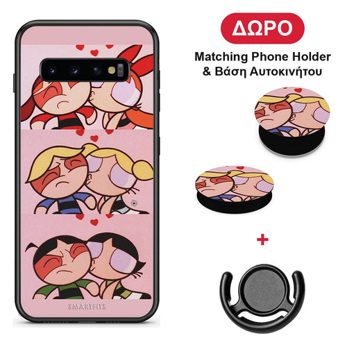 Puff Love - Samsung Galaxy S10+ θήκη + Δώρο Phone Holder & Βάση Αυτοκινήτου