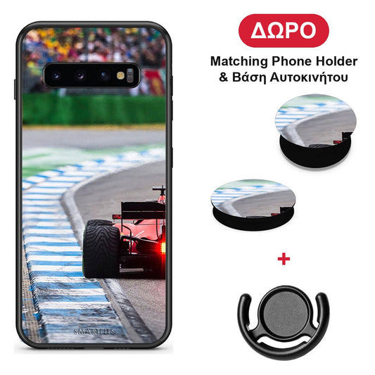 Racing Vibes - Samsung Galaxy S10+ θήκη + Δώρο Phone Holder & Βάση Αυτοκινήτου