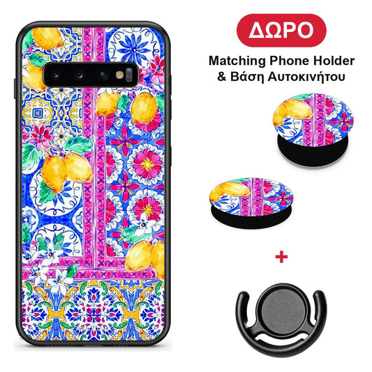 Retro Spring - Samsung Galaxy S10+ θήκη + Δώρο Phone Holder & Βάση Αυτοκινήτου