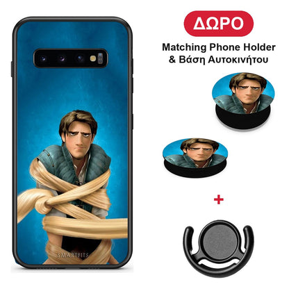 Tangled 1 - Samsung Galaxy S10+ θήκη + Δώρο Phone Holder & Βάση Αυτοκινήτου