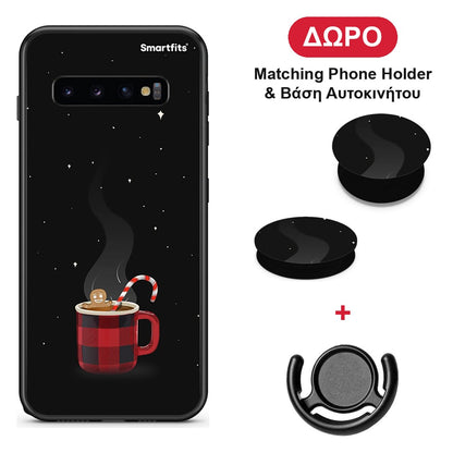 Xmas Bathing - Samsung Galaxy S10+ θήκη + Δώρο Phone Holder & Βάση Αυτοκινήτου