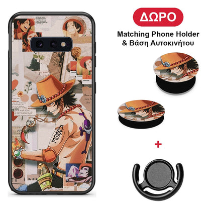 Anime Collage - Samsung Galaxy S10e θήκη + Δώρο Phone Holder & Βάση Αυτοκινήτου