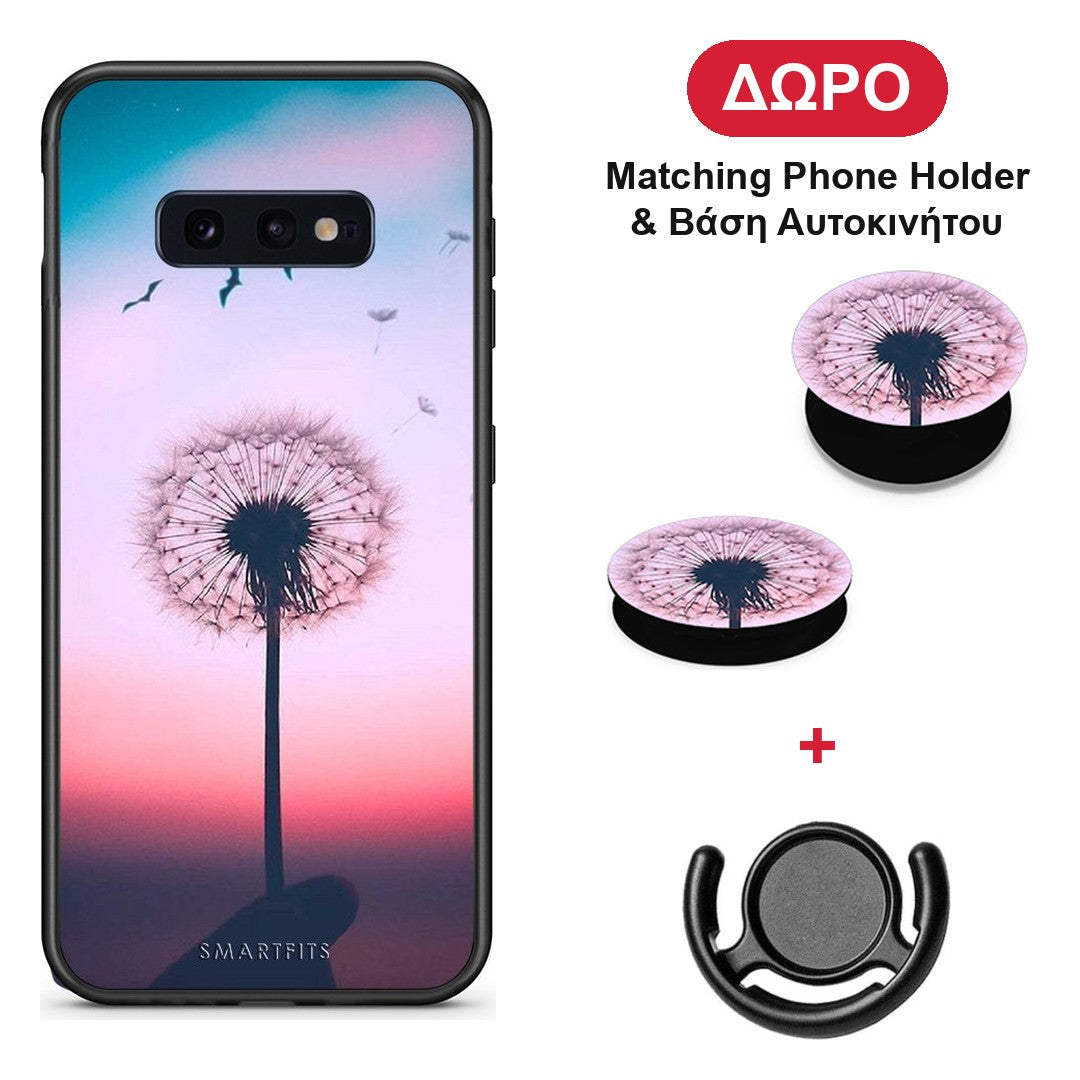 Boho Wish - Samsung Galaxy S10e θήκη + Δώρο Phone Holder & Βάση Αυτοκινήτου