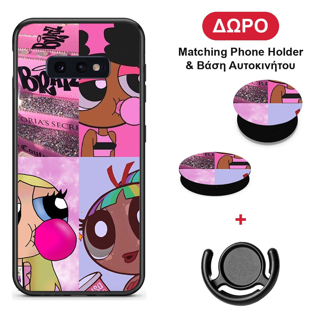 Bubble Girls - Samsung Galaxy S10e θήκη + Δώρο Phone Holder & Βάση Αυτοκινήτου