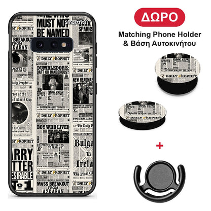 Harry Paper - Samsung Galaxy S10e θήκη + Δώρο Phone Holder & Βάση Αυτοκινήτου