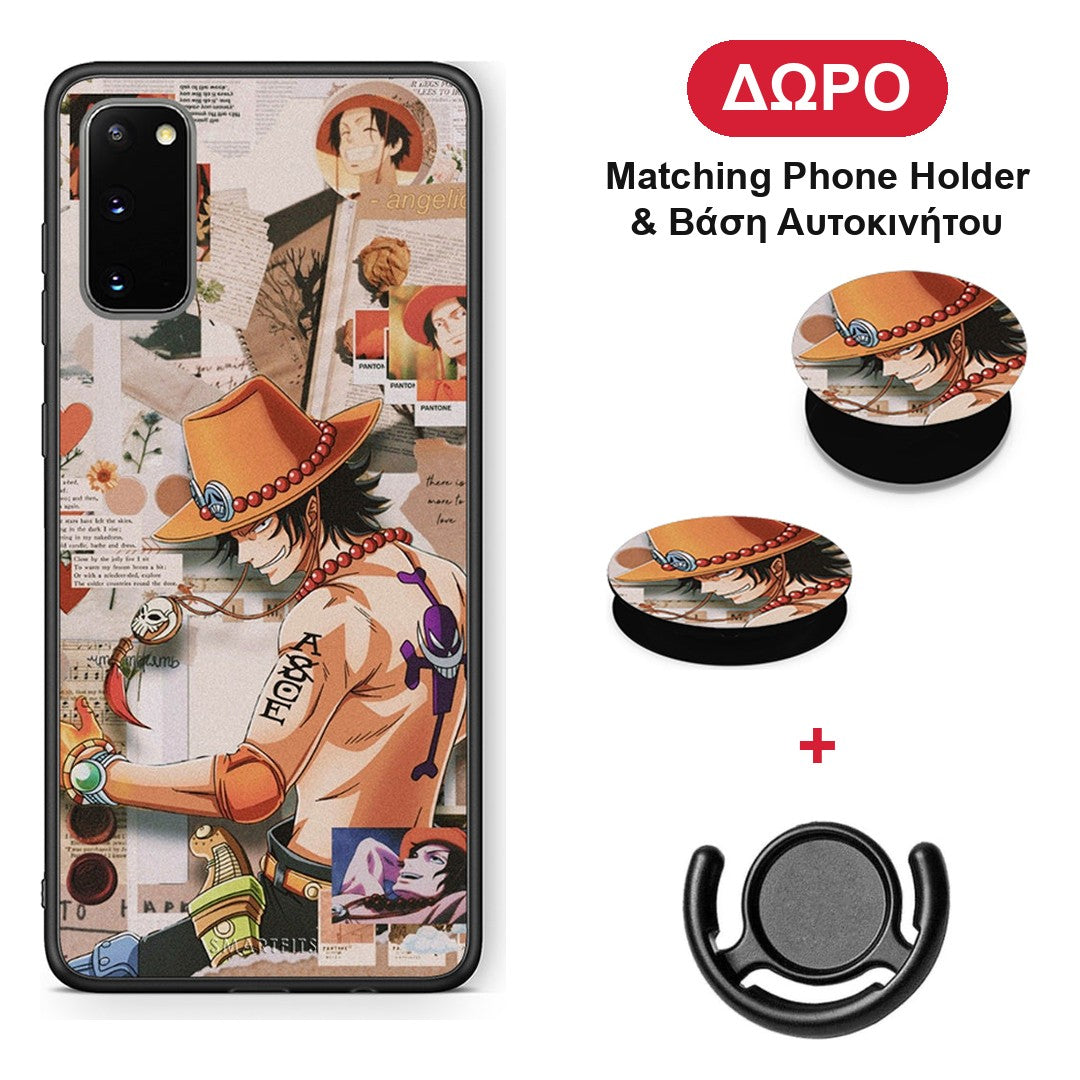Anime Collage - Samsung Galaxy S20 θήκη + Δώρο Phone Holder & Βάση Αυτοκινήτου