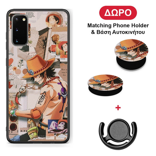 Anime Collage - Samsung Galaxy S20 θήκη + Δώρο Phone Holder & Βάση Αυτοκινήτου
