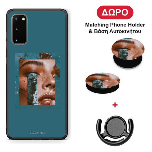 Cry An Ocean - Samsung Galaxy S20 θήκη + Δώρο Phone Holder & Βάση Αυτοκινήτου