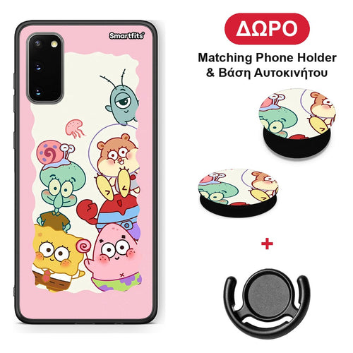 Cute Companion - Samsung Galaxy S20 θήκη + Δώρο Phone Holder & Βάση Αυτοκινήτου