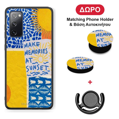 Sunset Memories - Samsung Galaxy S20 FE θήκη + Δώρο Phone Holder & Βάση Αυτοκινήτου