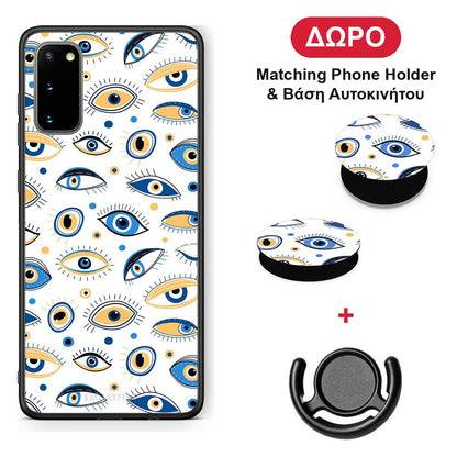 Ftou Ftou - Samsung Galaxy S20 θήκη + Δώρο Phone Holder & Βάση Αυτοκινήτου