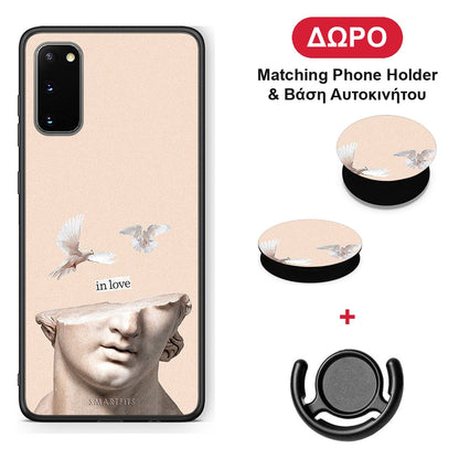 In Love - Samsung Galaxy S20 θήκη + Δώρο Phone Holder & Βάση Αυτοκινήτου