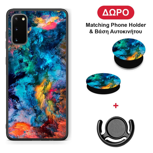 Paint Crayola - Samsung Galaxy S20 θήκη + Δώρο Phone Holder & Βάση Αυτοκινήτου