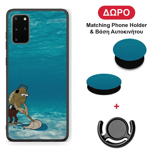 Clean The Ocean - Samsung Galaxy S20+ θήκη + Δώρο Phone Holder & Βάση Αυτοκινήτου