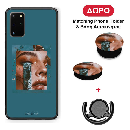 Cry An Ocean - Samsung Galaxy S20+ θήκη + Δώρο Phone Holder & Βάση Αυτοκινήτου