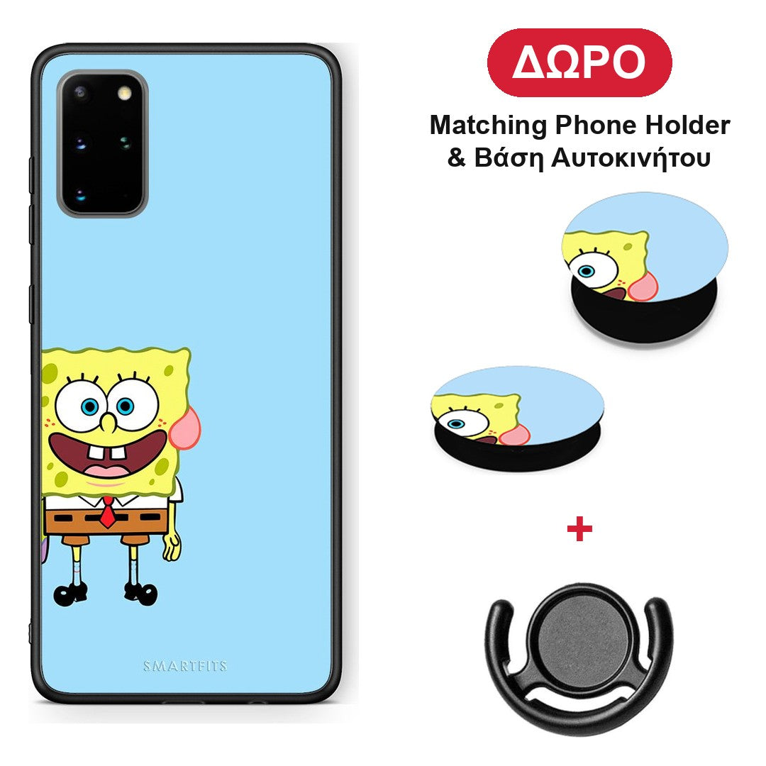 Friends Bob - Samsung Galaxy S20+ θήκη + Δώρο Phone Holder & Βάση Αυτοκινήτου