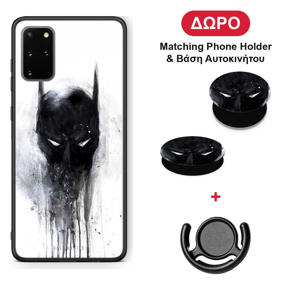 Hero Paint Bat - Samsung Galaxy S20+ θήκη + Δώρο Phone Holder & Βάση Αυτοκινήτου