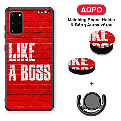 Like A Boss - Samsung Galaxy S20+ θήκη + Δώρο Phone Holder & Βάση Αυτοκινήτου