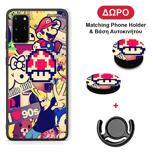 Love The 90s - Samsung Galaxy S20+ θήκη + Δώρο Phone Holder & Βάση Αυτοκινήτου