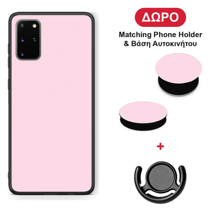 Pale Pink - Samsung Galaxy S20+ θήκη + Δώρο Phone Holder & Βάση Αυτοκινήτου
