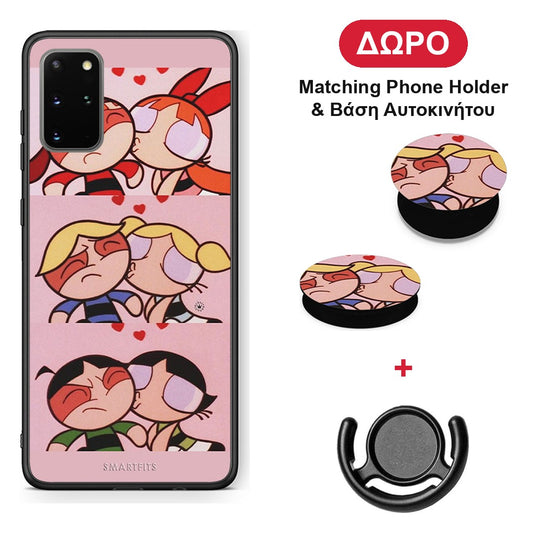 Puff Love - Samsung Galaxy S20+ θήκη + Δώρο Phone Holder & Βάση Αυτοκινήτου