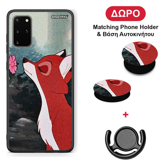 Tod And Vixey Love 2 - Samsung Galaxy S20+ θήκη + Δώρο Phone Holder & Βάση Αυτοκινήτου