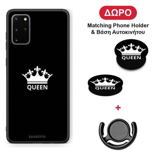 Valentine Queen - Samsung Galaxy S20+ θήκη + Δώρο Phone Holder & Βάση Αυτοκινήτου