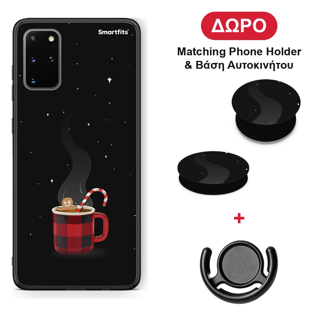 Xmas Bathing - Samsung Galaxy S20+ θήκη + Δώρο Phone Holder & Βάση Αυτοκινήτου
