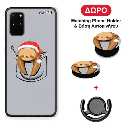 Xmas Zzzz - Samsung Galaxy S20+ θήκη + Δώρο Phone Holder & Βάση Αυτοκινήτου
