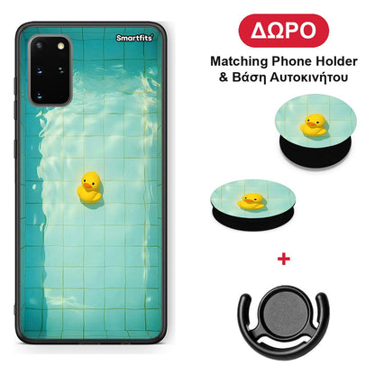 Yellow Duck - Samsung Galaxy S20+ θήκη + Δώρο Phone Holder & Βάση Αυτοκινήτου