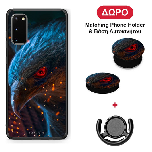 PopArt Eagle - Samsung Galaxy S20 θήκη + Δώρο Phone Holder & Βάση Αυτοκινήτου