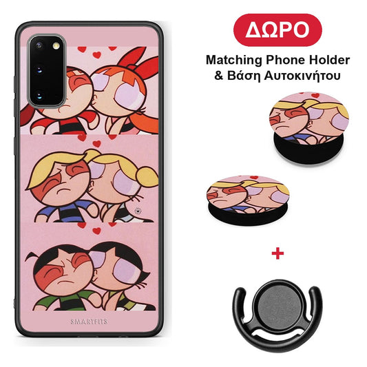 Puff Love - Samsung Galaxy S20 θήκη + Δώρο Phone Holder & Βάση Αυτοκινήτου