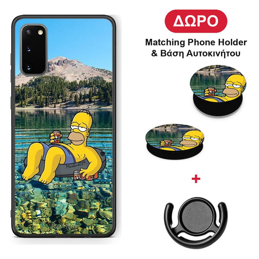 Summer Happiness - Samsung Galaxy S20 θήκη + Δώρο Phone Holder & Βάση Αυτοκινήτου