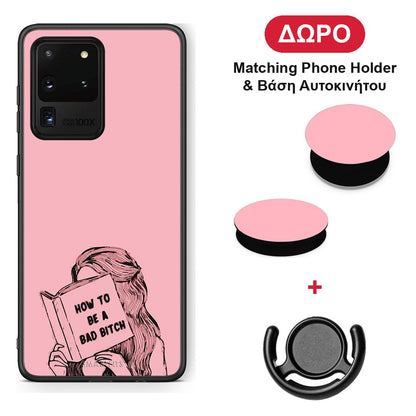 Bad Bitch - Samsung Galaxy S20 Ultra θήκη + Δώρο Phone Holder & Βάση Αυτοκινήτου