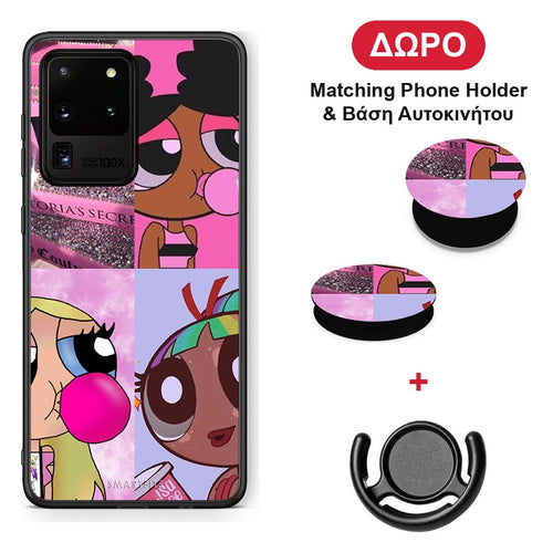 Bubble Girls - Samsung Galaxy S20 Ultra θήκη + Δώρο Phone Holder & Βάση Αυτοκινήτου