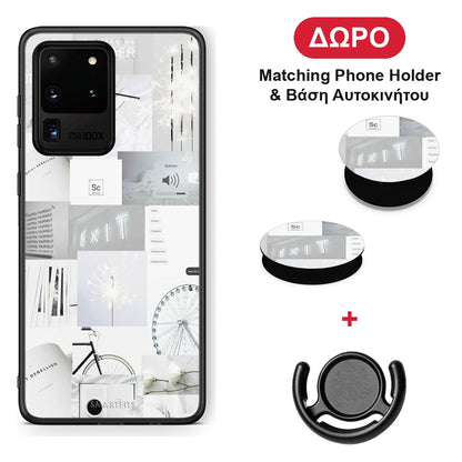 Collage Make Me Wonder - Samsung Galaxy S20 Ultra θήκη + Δώρο Phone Holder & Βάση Αυτοκινήτου
