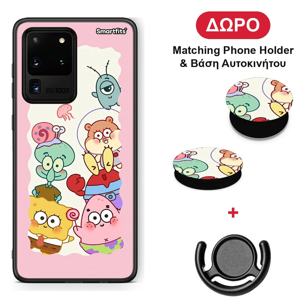 Cute Companion - Samsung Galaxy S20 Ultra θήκη + Δώρο Phone Holder & Βάση Αυτοκινήτου