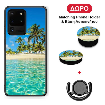 Tropical Vibes - Samsung Galaxy S20 Ultra θήκη + Δώρο Phone Holder & Βάση Αυτοκινήτου
