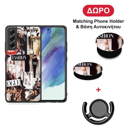 Collage Fashion - Samsung Galaxy S21 FE θήκη + Δώρο Phone Holder & Βάση Αυτοκινήτου
