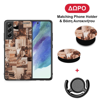 Collage You Can - Samsung Galaxy S21 FE θήκη + Δώρο Phone Holder & Βάση Αυτοκινήτου