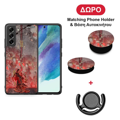 Nezuko Kamado - Samsung Galaxy S21 FE θήκη + Δώρο Phone Holder & Βάση Αυτοκινήτου